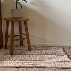 Vintage Woven Multicolored Rug